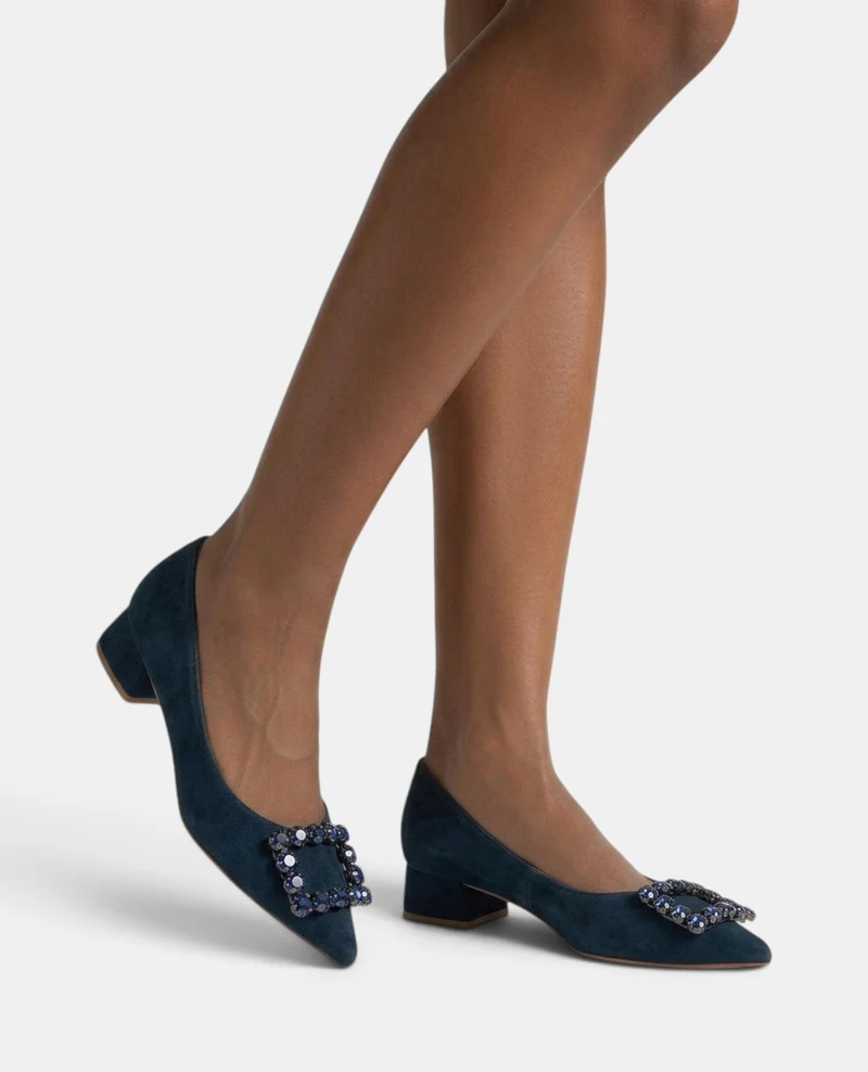ZAPATO ANTE CON FLOR