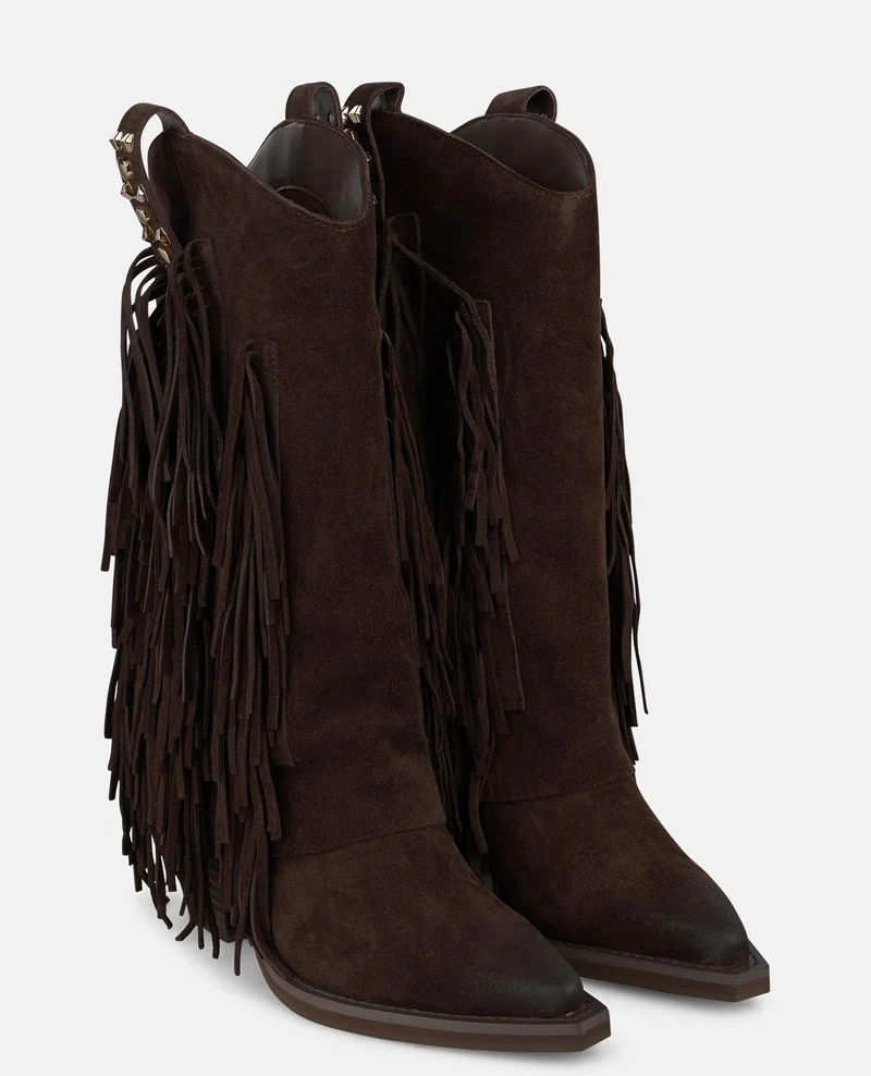 BOTA COWBOY DE ANTE CON FLECOS