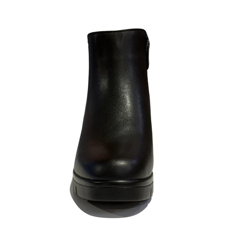 MUJER BOTIN PIEL NIEBLA