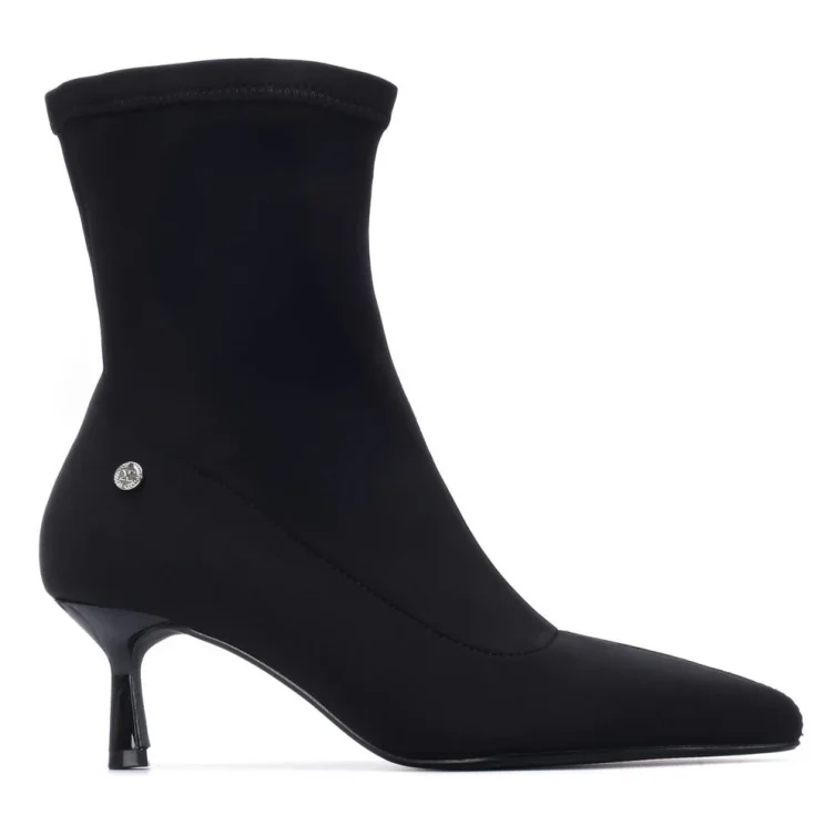 BOTIN TACON FINO VERONA TEXTIL NEGR