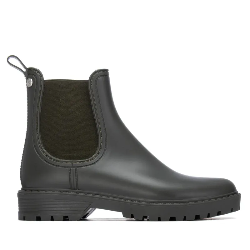 MUJER BOTIN AGUA MEDIO OLIVA