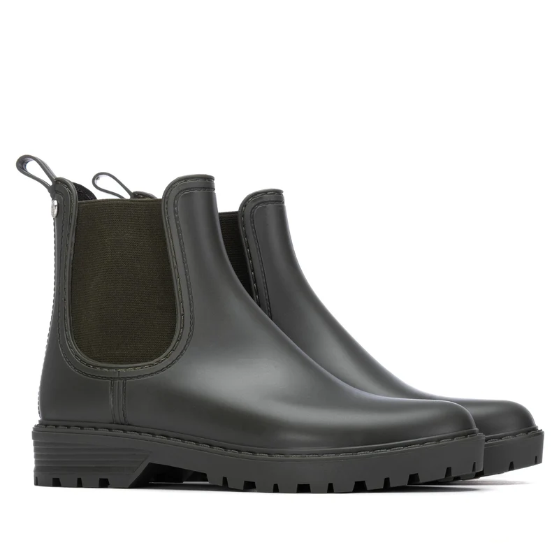 MUJER BOTIN AGUA MEDIO OLIVA