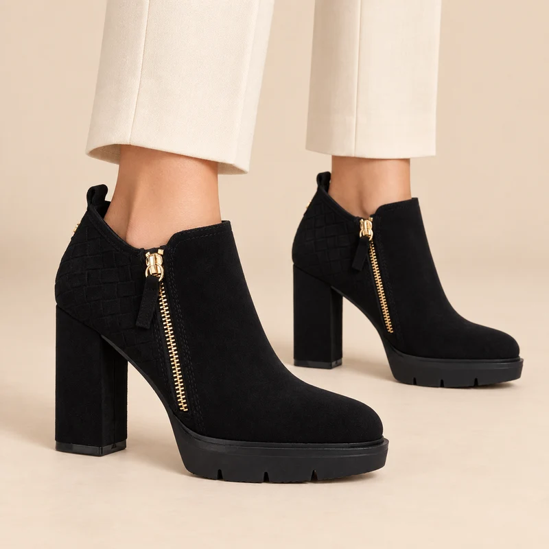MUJER BOTIN MEDIO LUNA