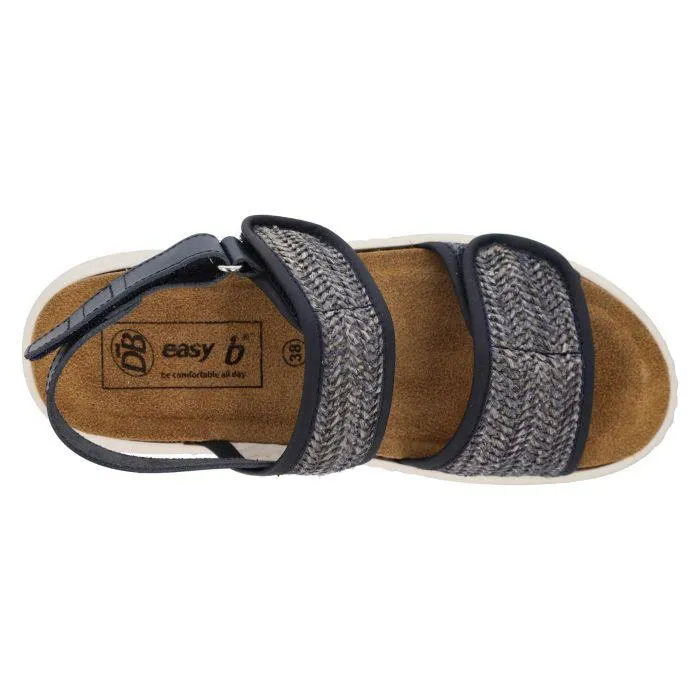 Sandalias Wallis para mujer de ajuste ancho DB