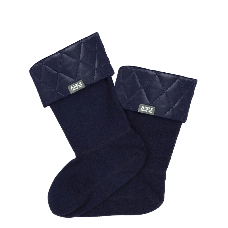 Calcetín polar azul SOCKYWARM Aigle