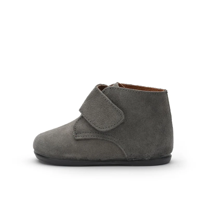 Bota barefoot serraje gris 177 Pepa & Cris