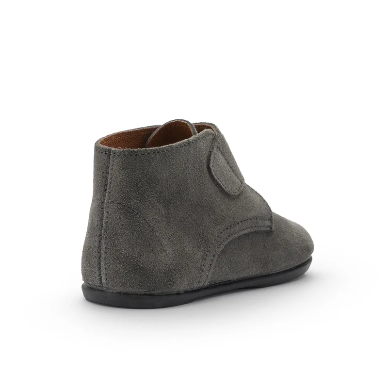 Bota barefoot serraje gris 177 Pepa & Cris