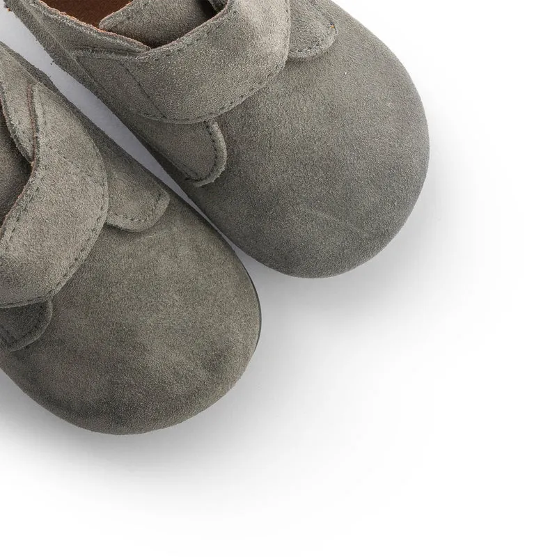 Bota barefoot serraje gris 177 Pepa & Cris