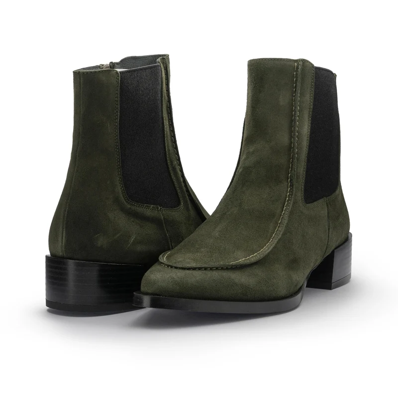 Botín serraje verde 7780B Dansi
