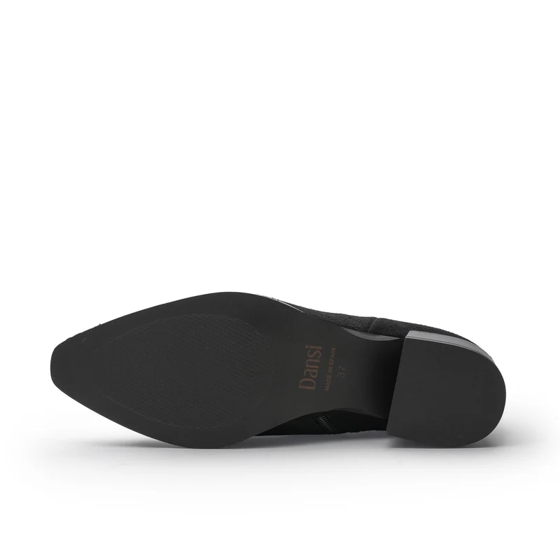 Botín serraje negro 7780B Dansi