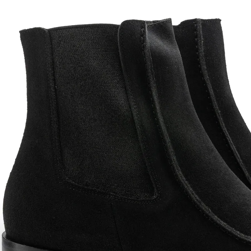 Botín serraje negro 7780B Dansi