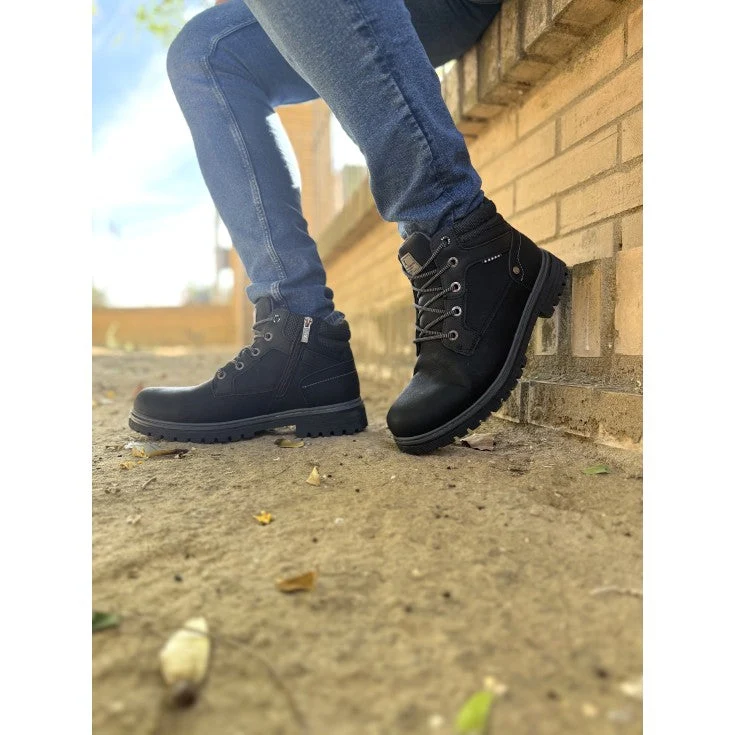 HOMBRE BOTIN CRO XTI NEGRO