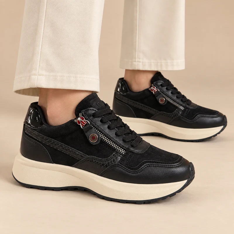 MUJER DEPORTIVA ROMA REFRESH NEGRO