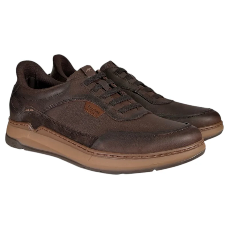 Zapatos Deportivos Fluchos Jeff F2511 Café