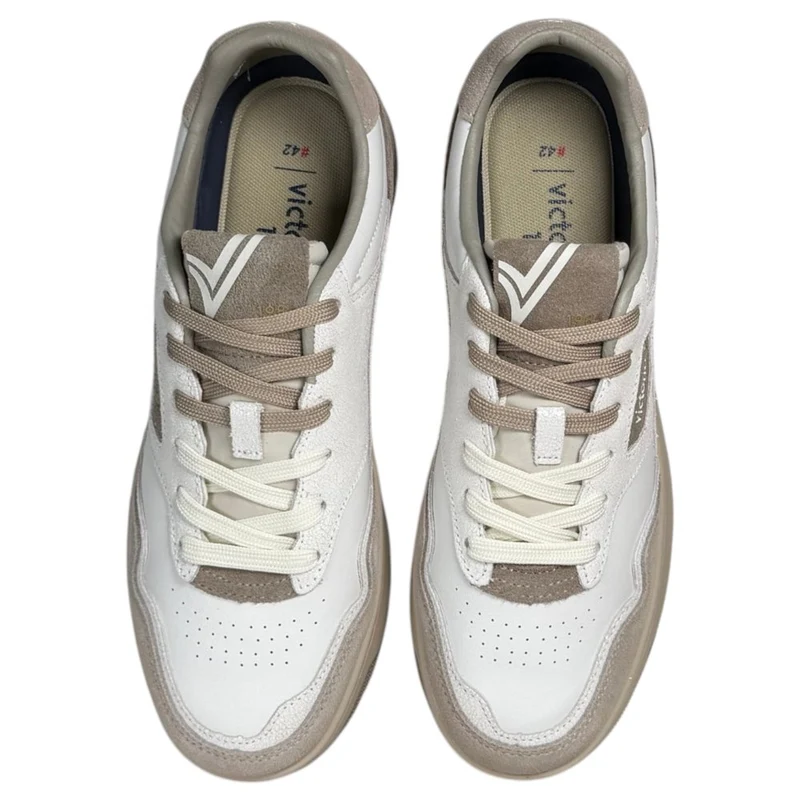 Zapatillas Victoria C80 - Casual 8800130 Crema