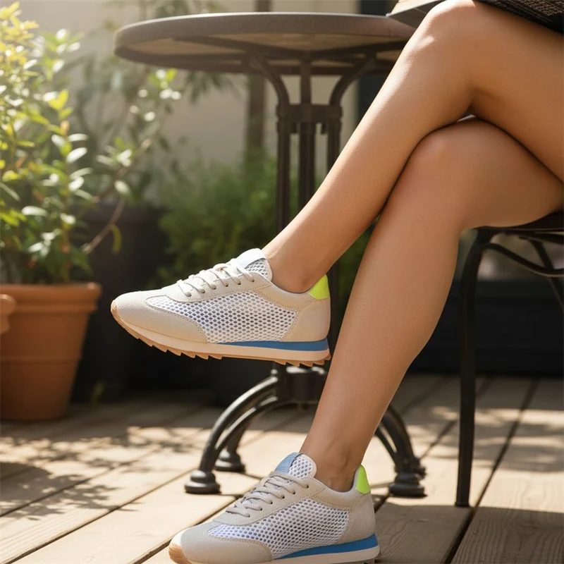 Zapatillas Corina Retro Rejilla M5090 Arena