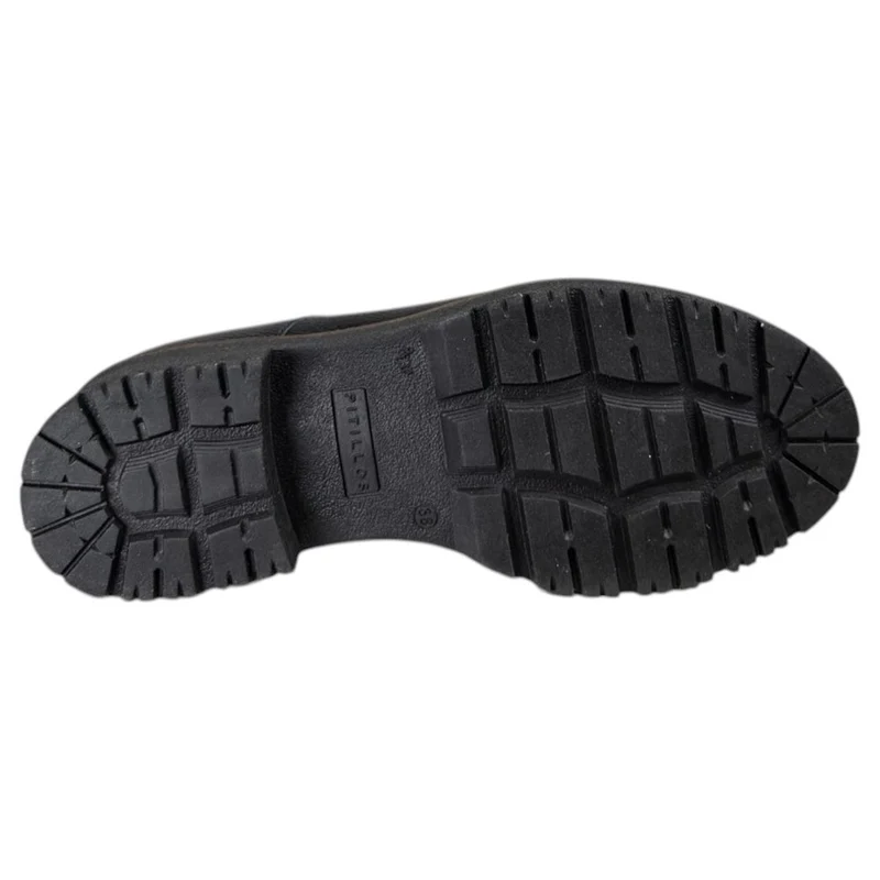 Botines Pitillos Militar 11567 Negro