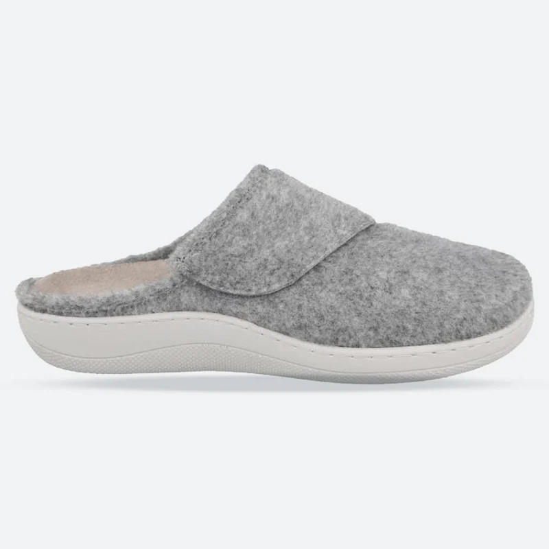 Pantuflas mules anchas Lake para mujer