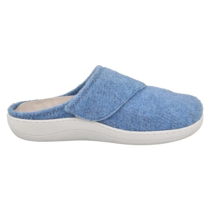 Pantuflas mules anchas Lake para mujer