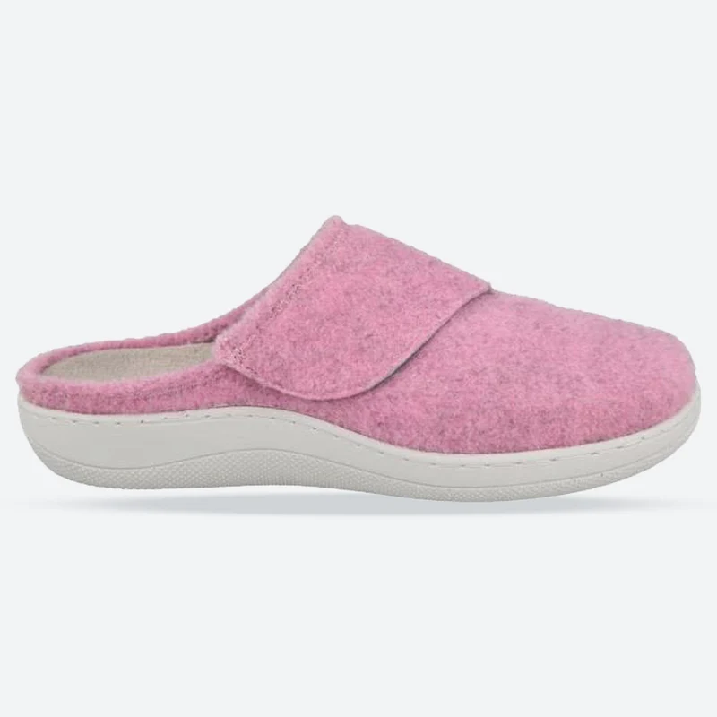 Pantuflas mules anchas Lake para mujer