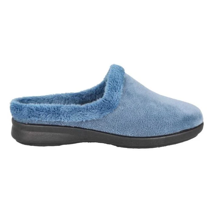 Pantuflas Mule DB Rug de ajuste ancho para mujer