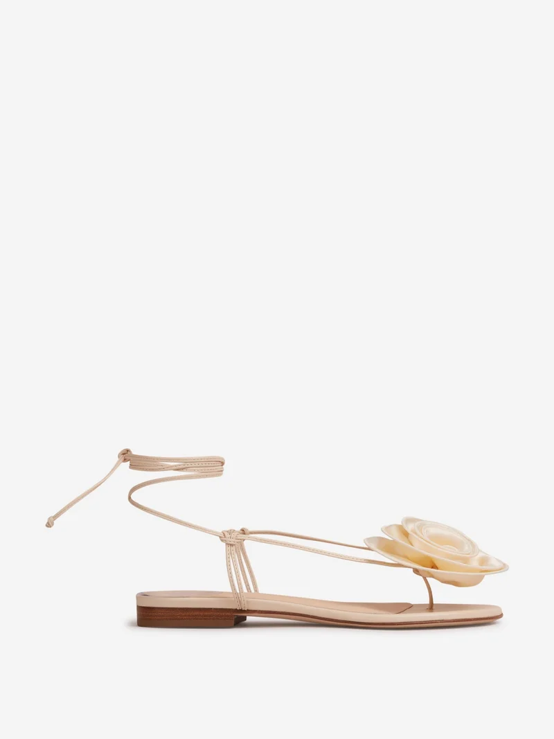 Sandalias Planas Flores