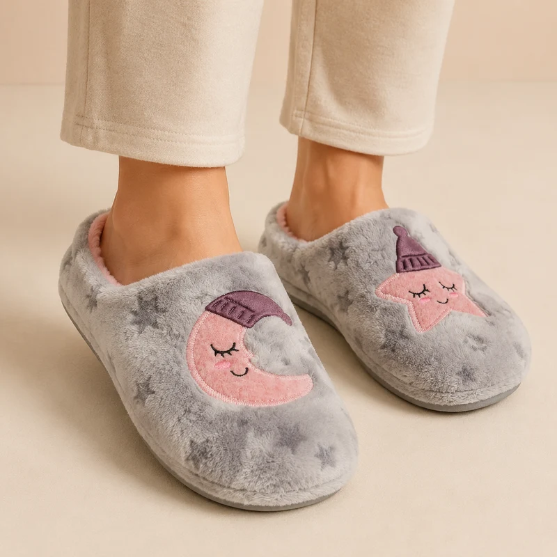 MUJER ZAPATILLAS DE ESTAR POR CASA DESCANSO