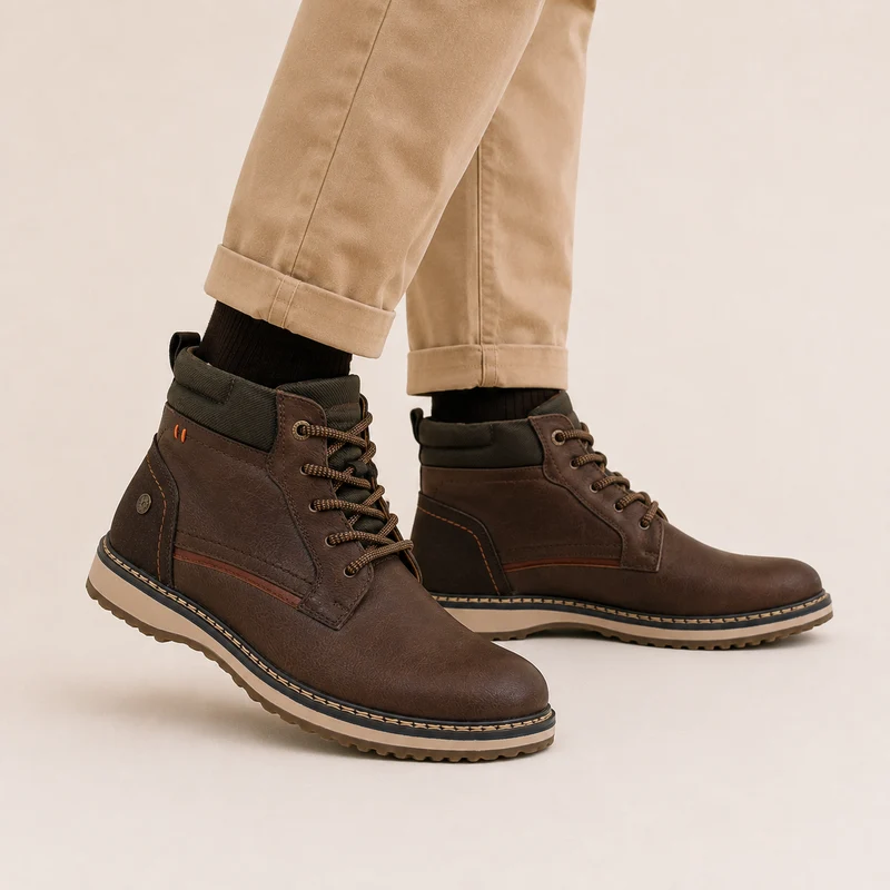 HOMBRE BOTIN XTI ALONSO MARRON