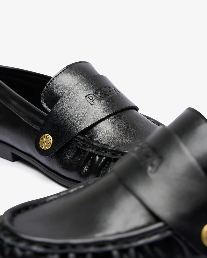 Mocasín Negro de Mujer Yao
