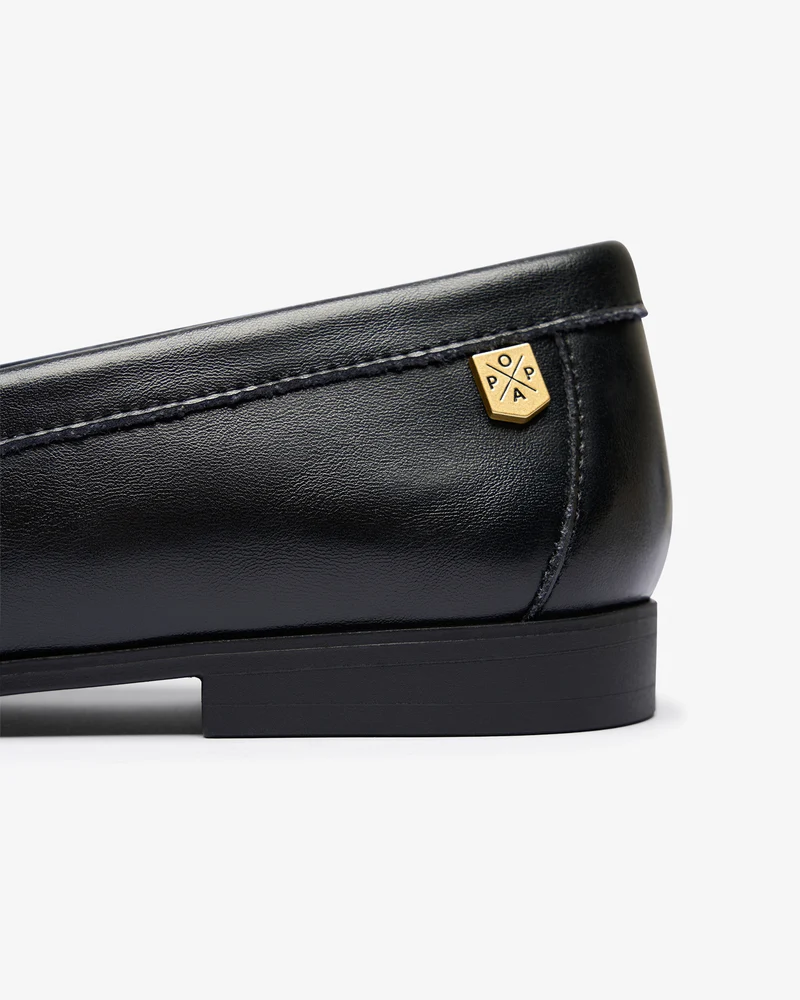 Mocasín Negro de Mujer Yao