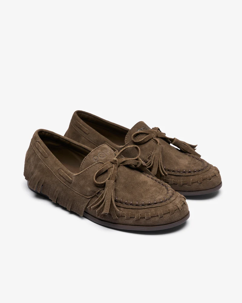 Mocasín Marrón de Mujer Charles