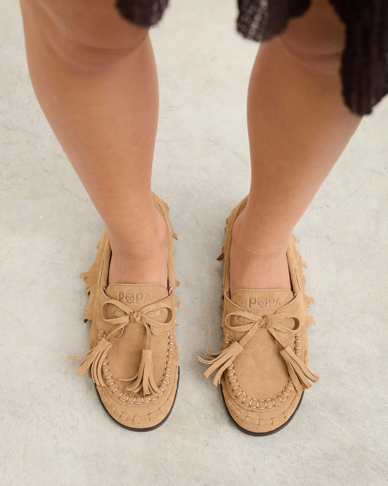 Mocasín Beige de Mujer Charles