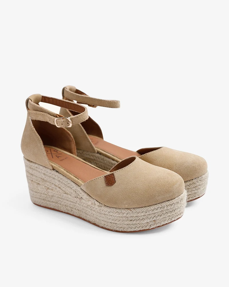 Cuña Cantalar Serraje Beige