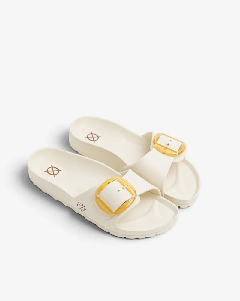 Sandalia plana Aqua Babaro Beige