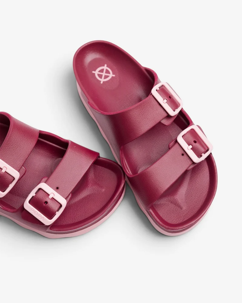 Chanclas de Agua Mujer Aqua Buye Burdeos