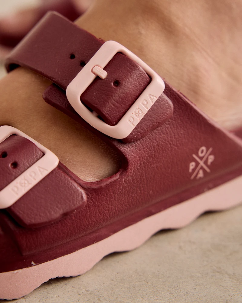 Chanclas de Agua Mujer Aqua Buye Burdeos