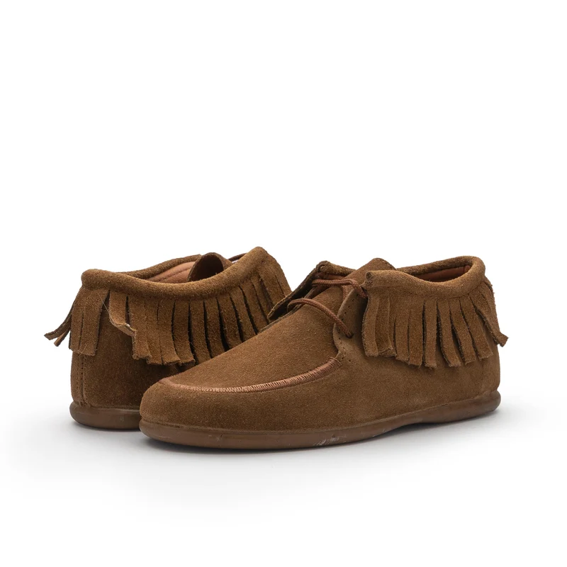 Bota serraje camel FLECOS Pepa & Cris