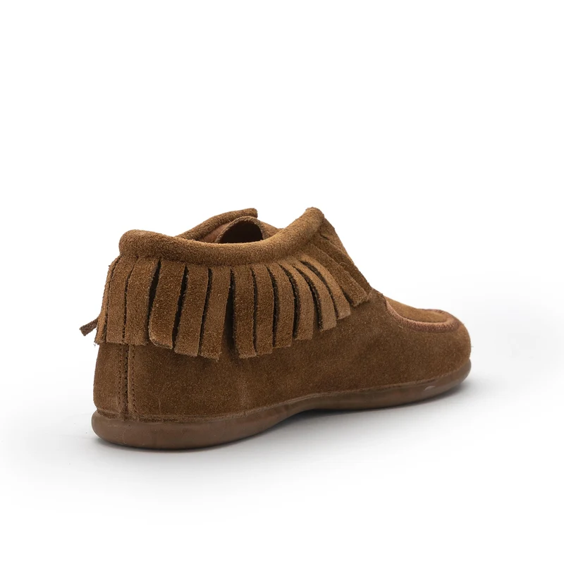 Bota serraje camel FLECOS Pepa & Cris