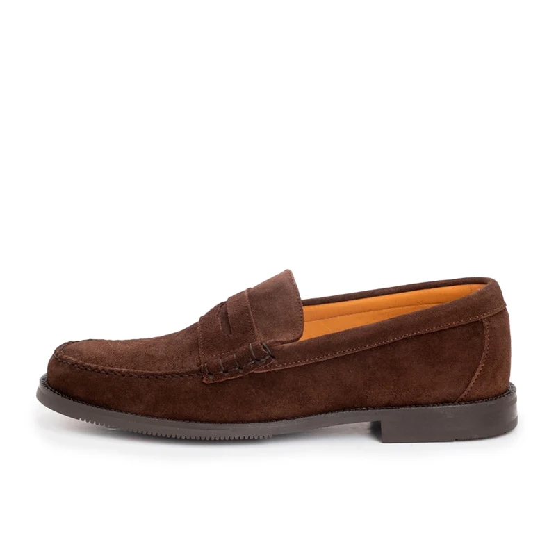 Mocasín serraje marrón 800 Castellano