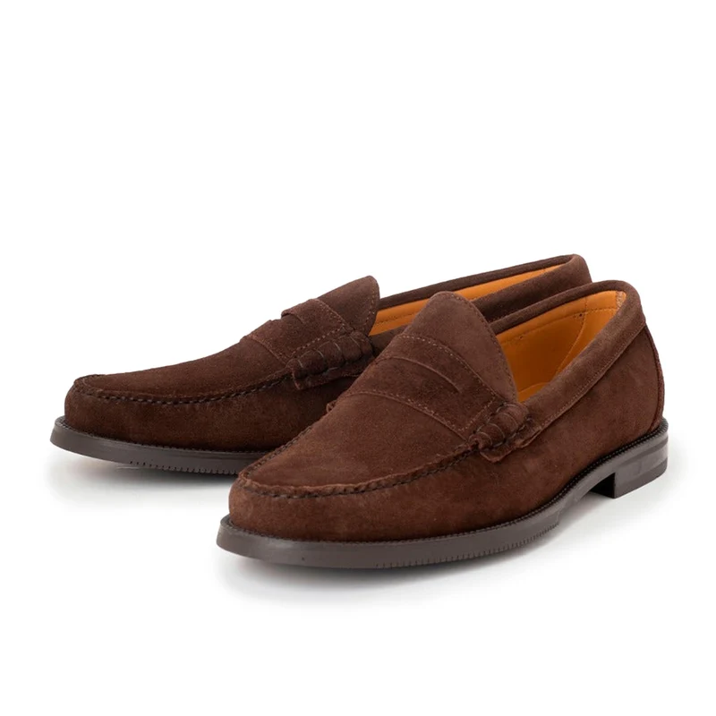 Mocasín serraje marrón 800 Castellano