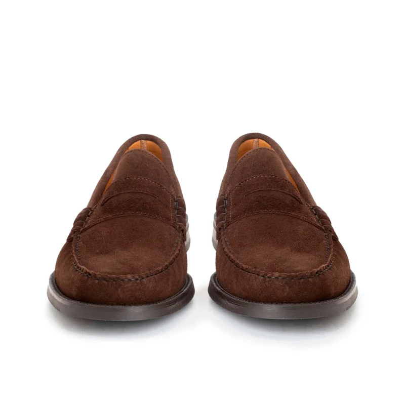 Mocasín serraje marrón 800 Castellano