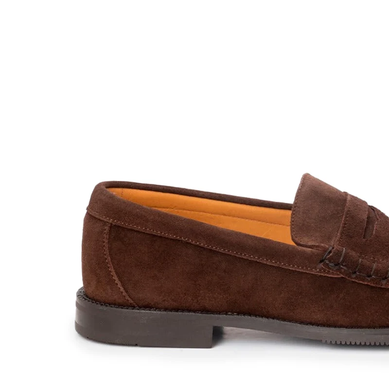 Mocasín serraje marrón 800 Castellano
