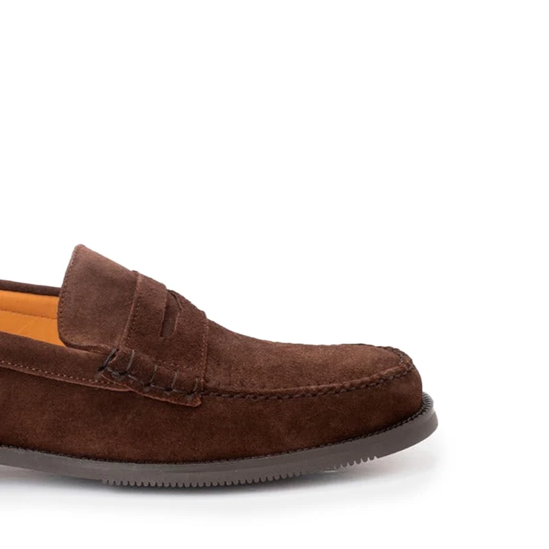 Mocasín serraje marrón 800 Castellano