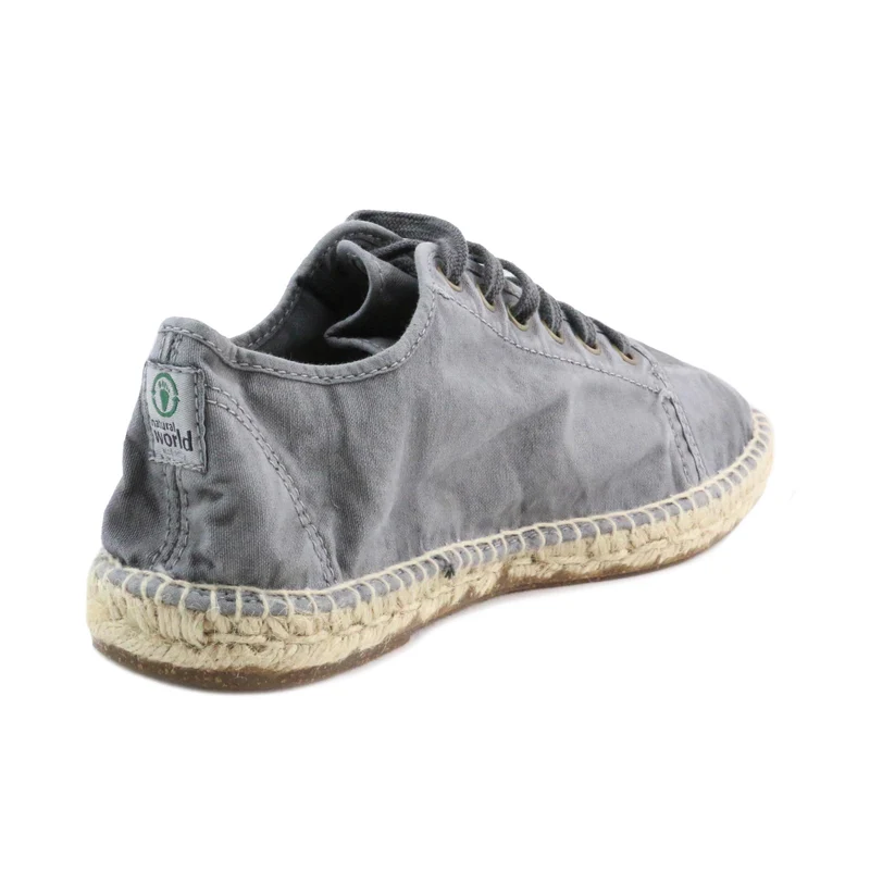 Alpargata gris lavado LONA321 Natural World