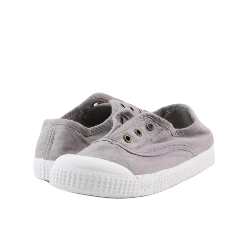 Zapatilla gris claro S10161 Igor