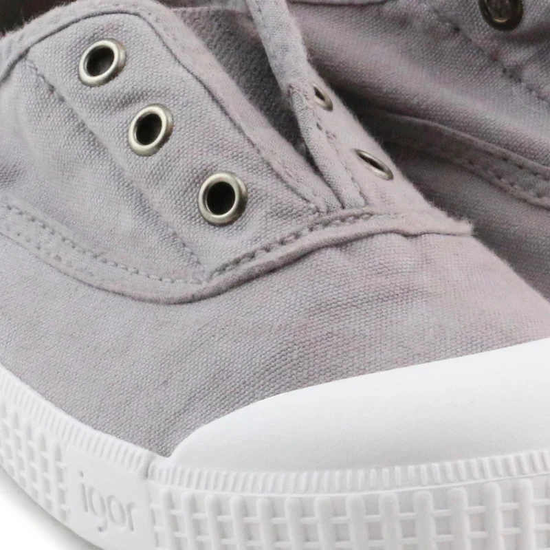 Zapatilla gris claro S10161 Igor