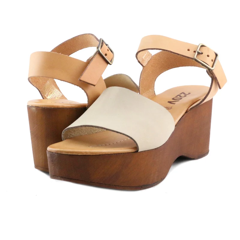 Sandalia nobuk beige oscuro 201810 220V
