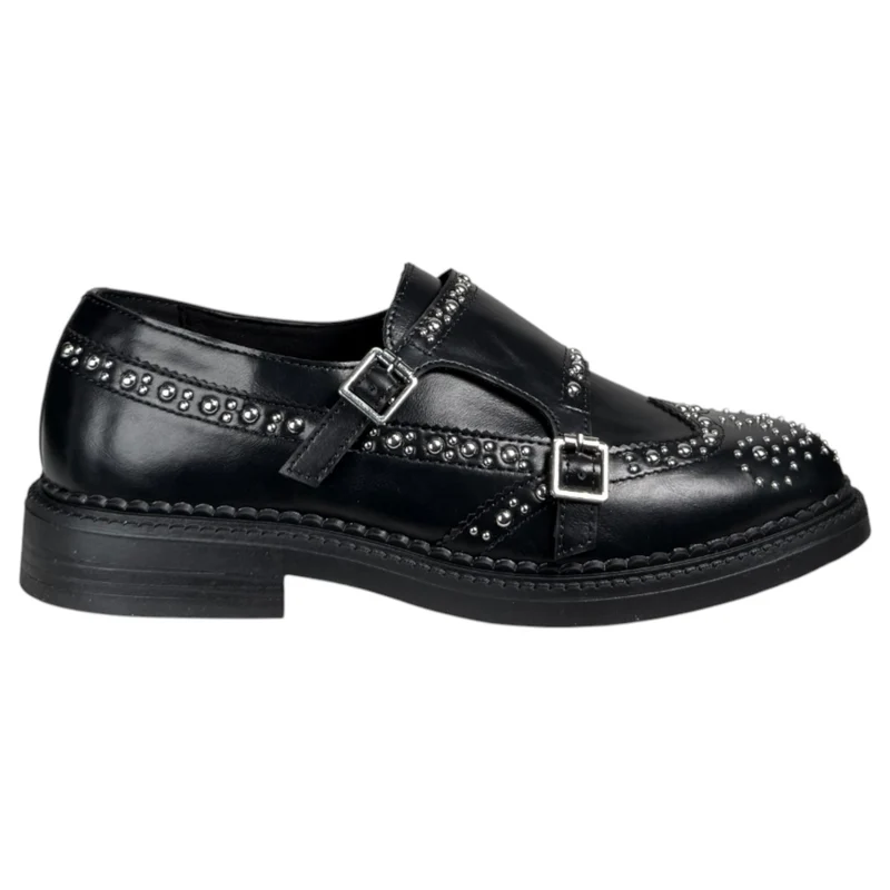 Zapatos Corina Blúcher Tachas M5716 Negro