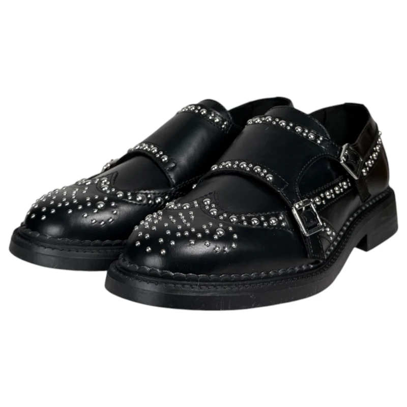 Zapatos Corina Blúcher Tachas M5716 Negro