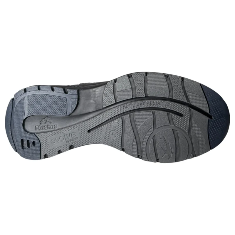 Zapatos Fluchos Tritón Impermeable F2065 Negro